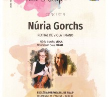 Festival de la música de la vila de Rialp Nuria Gorchs viola i piano