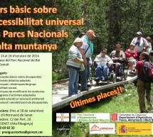 Curs Bàsic sobre accesibilitat als Parcs Nacionals d’alta muntanya