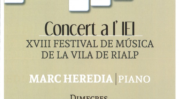 (català) XVIII Festival de Música de la Vila de Rialp