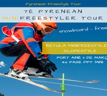 Campionat de Catalunya de Mini Freestyler al Snowpark. Slope Style amb categories de U7, U9, U11 i U13