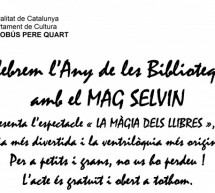 Celebrem l’any de les Biblioteques amb el Mag SELVIN